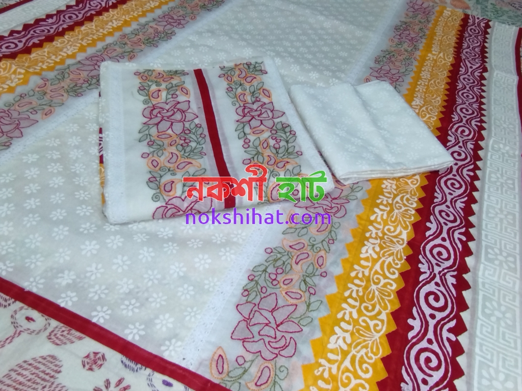 থ্রি পিস (ব্লক ও হাতের কাজ)